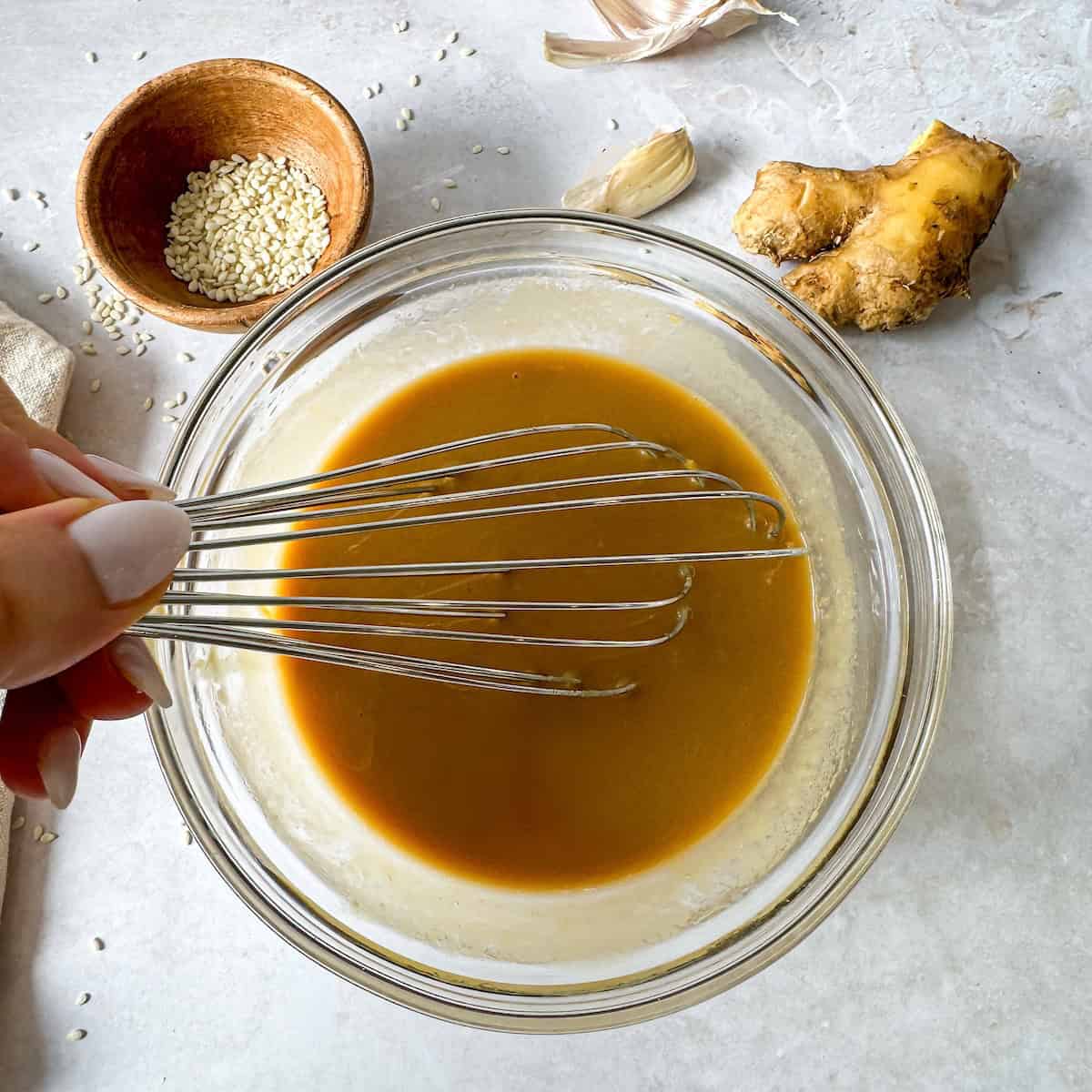 Shake-and-Serve: Healthy Vegan Sesame Ginger Dressing Recipe